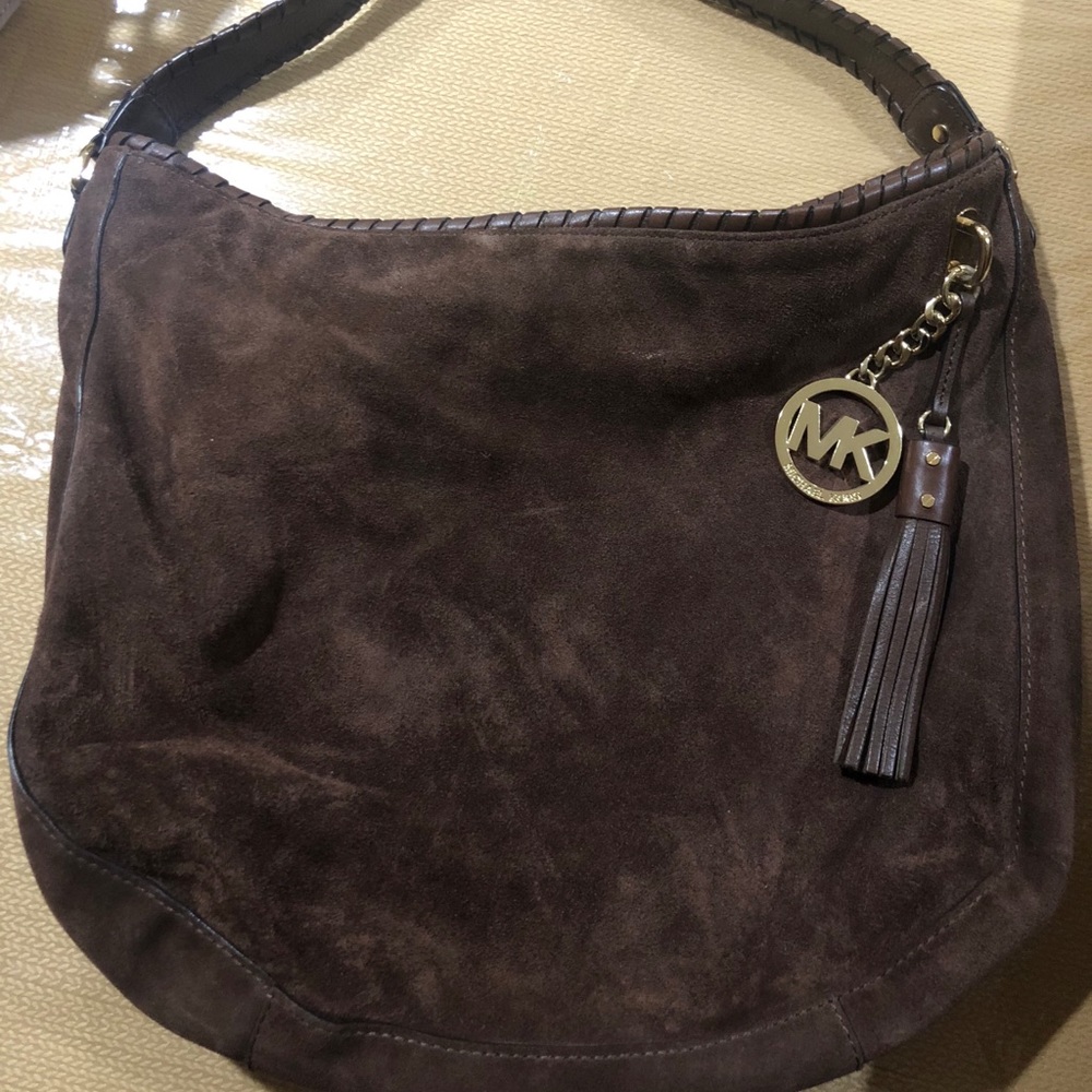 Suede Shoulder Bag